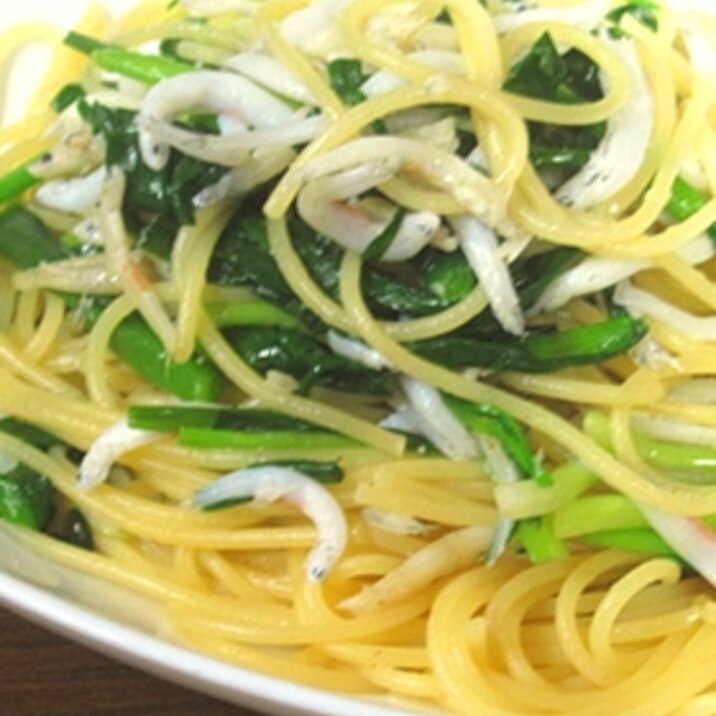 釜揚げしらすと細ねぎのパスタ～ごま油仕立て